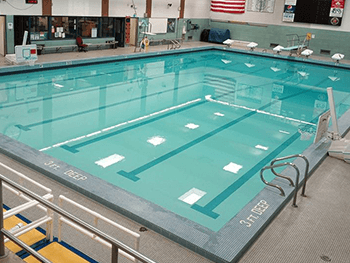 Large indoor swimming pool