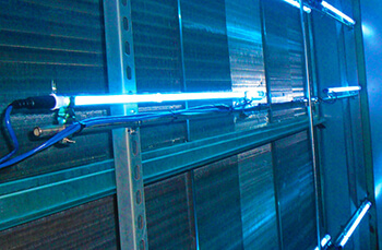 UV lights on an HVAC system