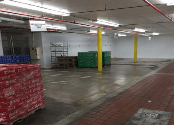 Loading dock at Coca Cola Plant